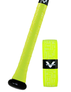 Traka za dršku bejzbolske palice Vulcan V050 - Fluorescentno žuta (0,50 mm)
