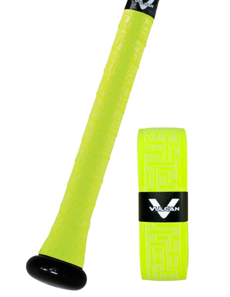 Traka za dršku bejzbolske palice Vulcan V050 - Fluorescentno žuta (0,50 mm)