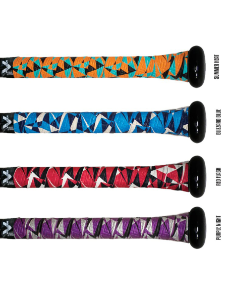 Baseball bat grip wrap Vulcan V100-REDFLSH (1,00 mm)
