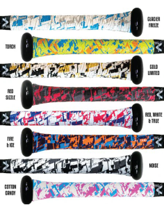 Baseball bat grip wrap Vulcan V100 - WHITE NOISE (1,00 mm) 2