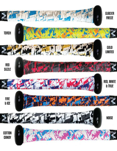 Grip de batte de baseball Vulcan V050 - WHITE NOISE (0,50 mm)