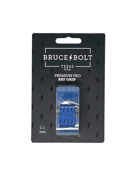 BRUCE BOLT Premium Pro grip wrap pour batte de baseball ROYAL (1,1mm)