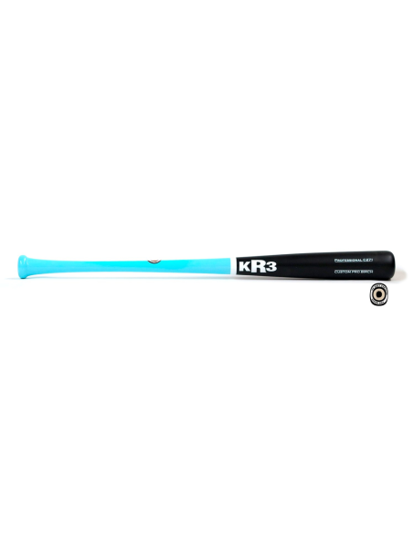 Bejzbolska palica KR3 Custom Pro Birch C271 32" - AQUA/crna
