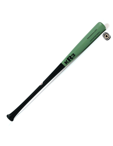 Bejzbolska palica KR3 Custom Pro Birch C271 33" - crna/MOSS zelena