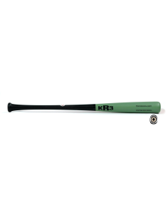 Bejzbolska palica KR3 Custom Pro Birch C271 33" - crna/MOSS zelena 2
