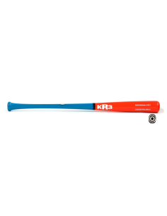 Bate de béisbol KR3 Custom Pro Birch C271 33,5" - MYAN/ORANGE 2