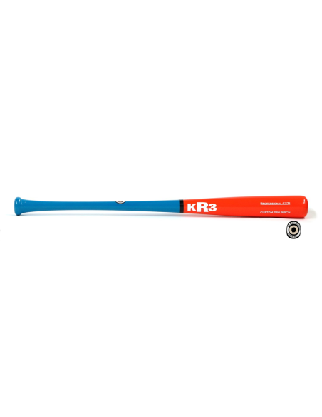 Baseball bat KR3 Custom Pro Birch C271 32" - MYAN/ORANGE
