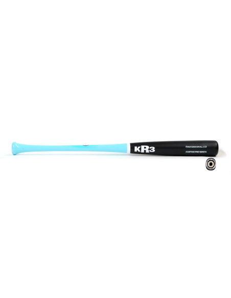 Bejzbolska palica KR3 Custom Pro Birch I13 33,5" - AQUA/crna