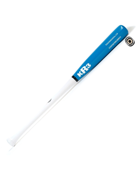 Bâtă de baseball KR3 Custom Pro Birch I13 32" - WHITE/MYAN