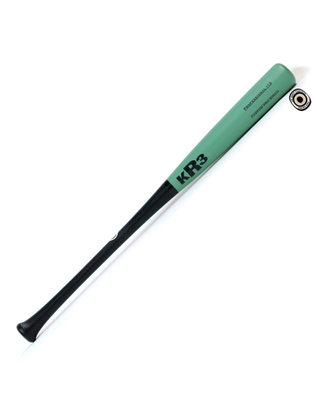 Bejzbolska palica KR3 Custom Pro Birch I13 33,5" - crna/MOSS zelena