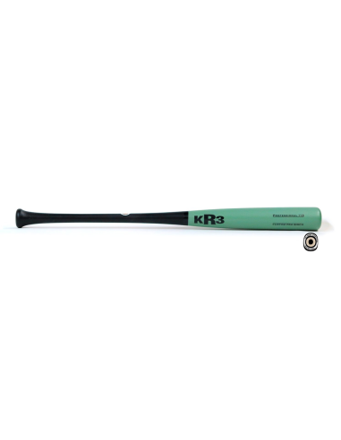 Bejzbolska palica KR3 Custom Pro Birch I13 33,5" - crna/MOSS zelena