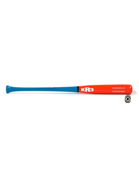 Taco de basebol KR3 Custom Pro Birch I13 33" - MYAN/ORANGE