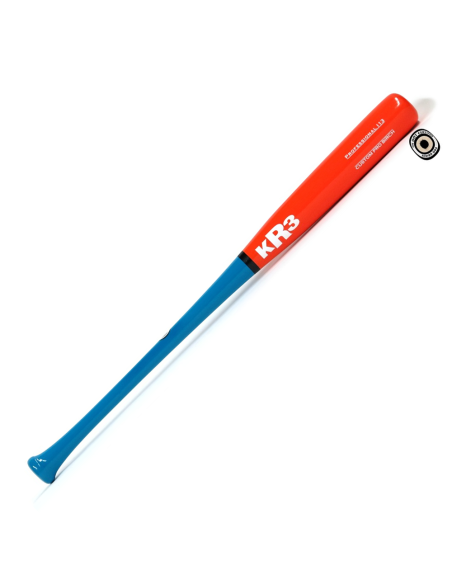 Baseballschläger KR3 Custom Pro Birch I13 32" - MYAN/ORANGE