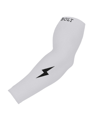 BRUCE BOLT Graduated Compression Premium Arm Sleeve - Hvid - LG/XL