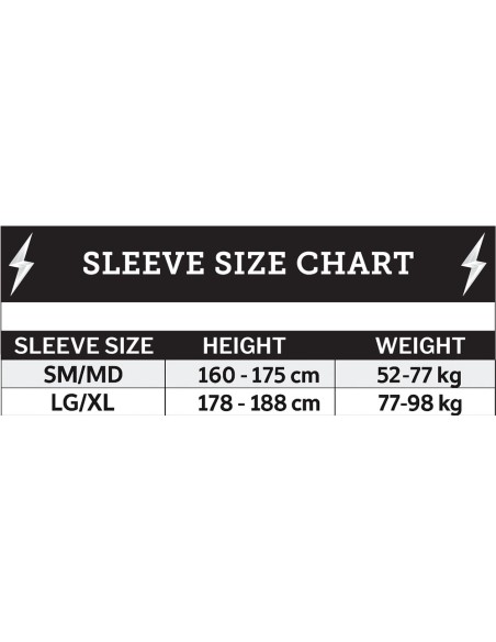 BRUCE BOLT Graduated Compression Premium Arm Sleeve - Hvid - SM/MD