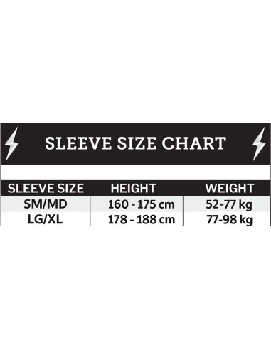 BRUCE BOLT Manchette de compression graduée - Blanc - LG/XL