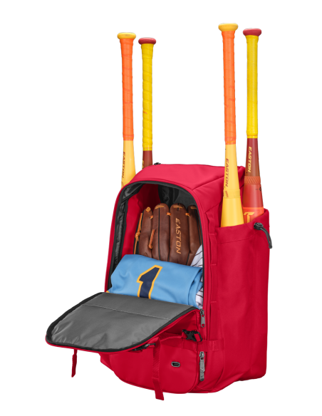 Ryggsäck för baseboll/softboll Easton WALK-OFF ETHOS BACKPACK - röd