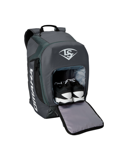 Mochila de basebol Louisville Slugger OMAHA Stick Pack - carvão vegetal