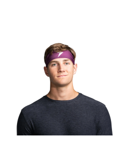BRUCE BOLT Performance Wide Headband - Maroon 2