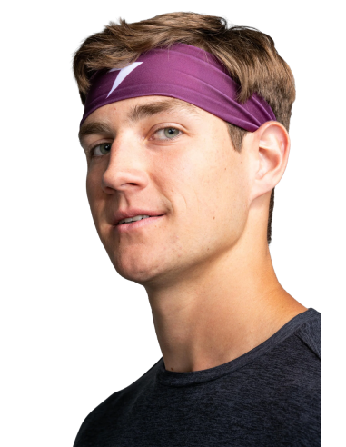 BRUCE BOLT Performance Wide Headband - Maroon