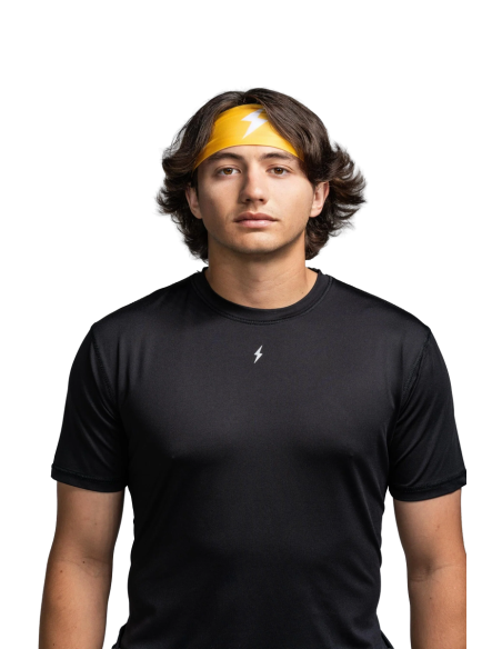 Bandeau large BRUCE BOLT Performance - Jaune