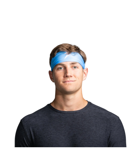 BRUCE BOLT Performance breites Stirnband - Baby Blau