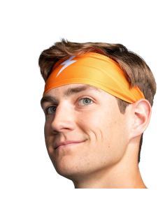 BRUCE BOLT Diadema ancha de alto rendimiento - Naranja