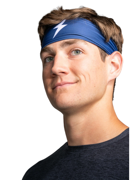 BRUCE BOLT Performance breites Stirnband - Navy