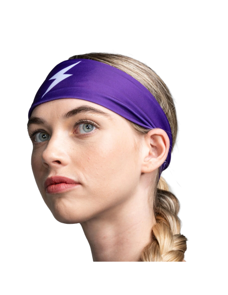 BRUCE BOLT Performance Wide Headband - Purple