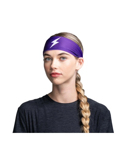 Fita para a cabeça larga BRUCE BOLT Performance - Roxo