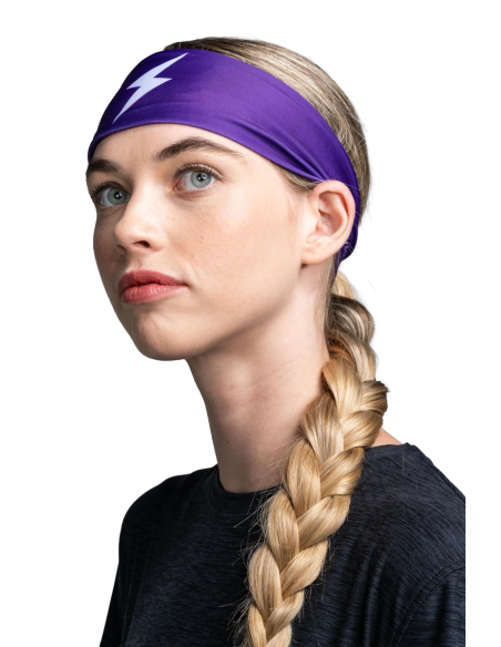 BRUCE BOLT Performance Wide Headband - Purple