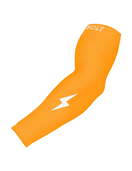 BRUCE BOLT Premium rukav s postupnom kompresijom - neonski narančasta - LG/XL