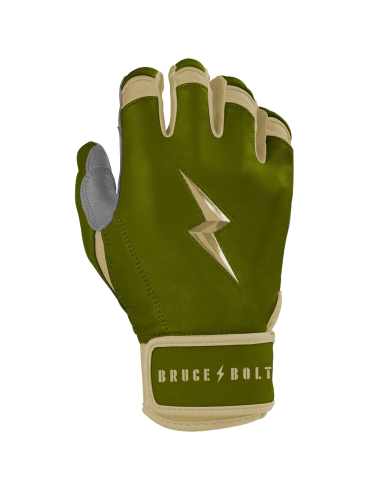 BRUCE BOLT Patriot Series Guantes de bateo de puño corto - Edición estándar - M