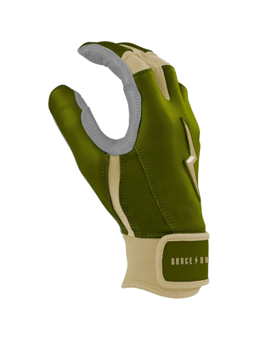 BRUCE BOLT Patriot Series Guantes de bateo de puño corto - Edición estándar - M