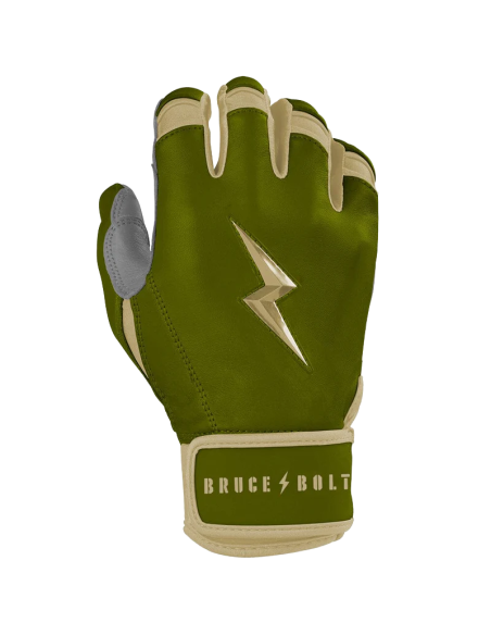 BRUCE BOLT Patriot Series Guantes de bateo de puño corto - Edición estándar - L