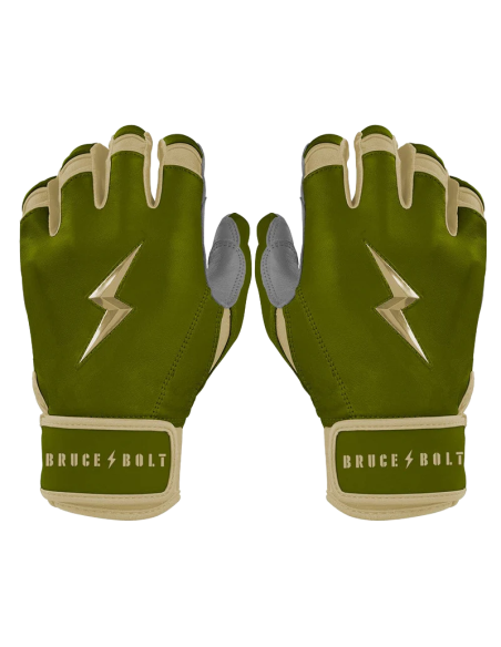 BRUCE BOLT Patriot Series Short Cuff Batting Gloves - Standard Issue - L
