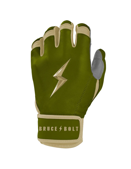 BRUCE BOLT Patriot Series Guantes de bateo de puño corto - Edición estándar - L