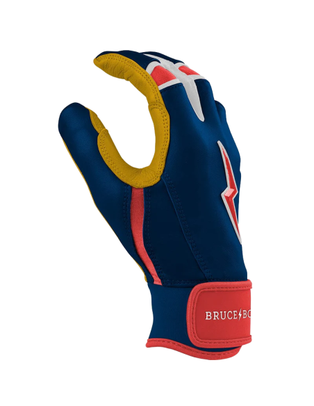 Guanti da battuta BRUCE BOLT Patriot Series Short Cuff - Fourth of July USA - L