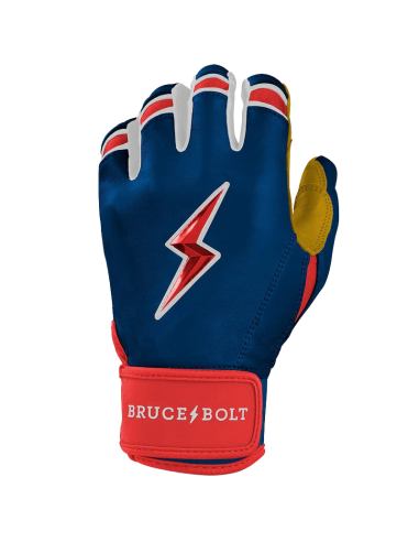Rękawice do pałkowania BRUCE BOLT Patriot Series z krótkim mankietem - Fourth of July USA - L