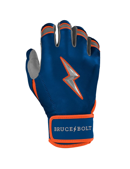 BRUCE BOLT Brandon Nimmo Signature Series Short Cuff Batting Gloves - Albastru - M