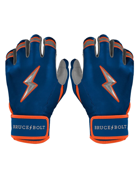 BRUCE BOLT Guanti da battuta con polsino corto Brandon Nimmo Signature Series - Blu - L