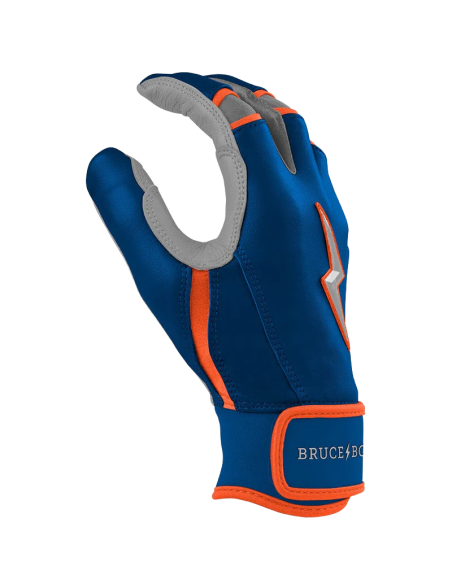 BRUCE BOLT Brandon Nimmo Signature Series Rukavice za udaranje s kratkom manšetom - plava - XL