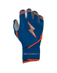 BRUCE BOLT Brandon Nimmo Signature Series Long Cuff Batting Gloves - Niebieskie - XL