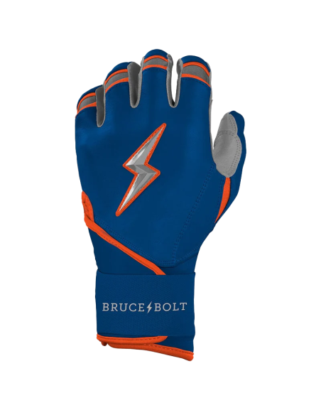 BRUCE BOLT Brandon Nimmo Signature Series Battinghandskar med lång manschett - Blå - XL