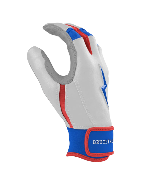 BRUCE BOLT Brandon Nimmo Signature Series Short Cuff Batting Gloves - САЩ - XL