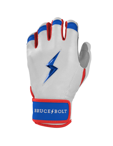 BRUCE BOLT Brandon Nimmo Unterschrift Serie kurze Stulpe Batting Handschuhe - USA - L