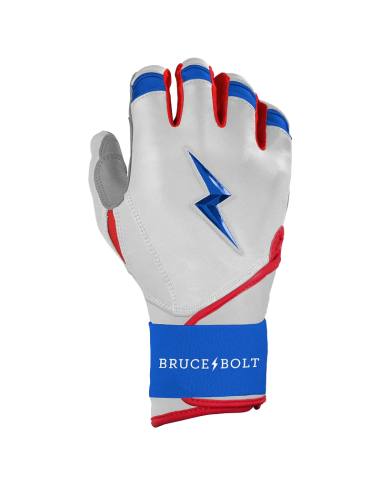 BRUCE BOLT Brandon Nimmo Unterschrift Serie lange Stulpe Batting Handschuhe - USA - M