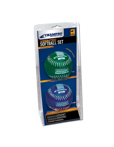 Komplet otežanih loptica za trening softballa (255g, 283g)