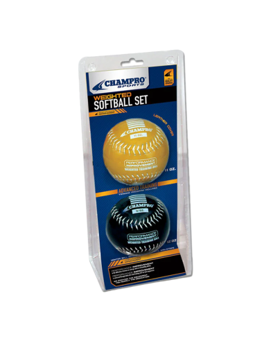 Set di softball da allenamento ponderato (312 g, 340 g)